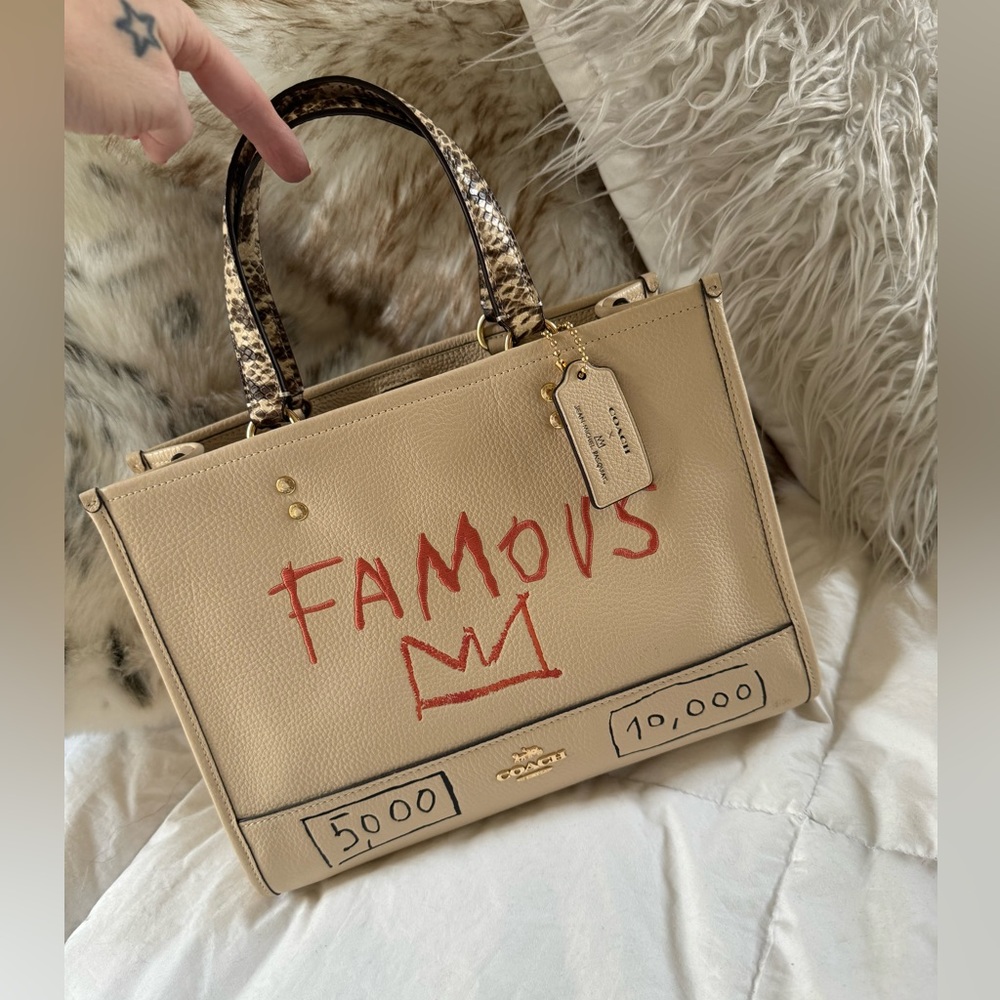 Coach Famous bag by Jean Michael Basquiat